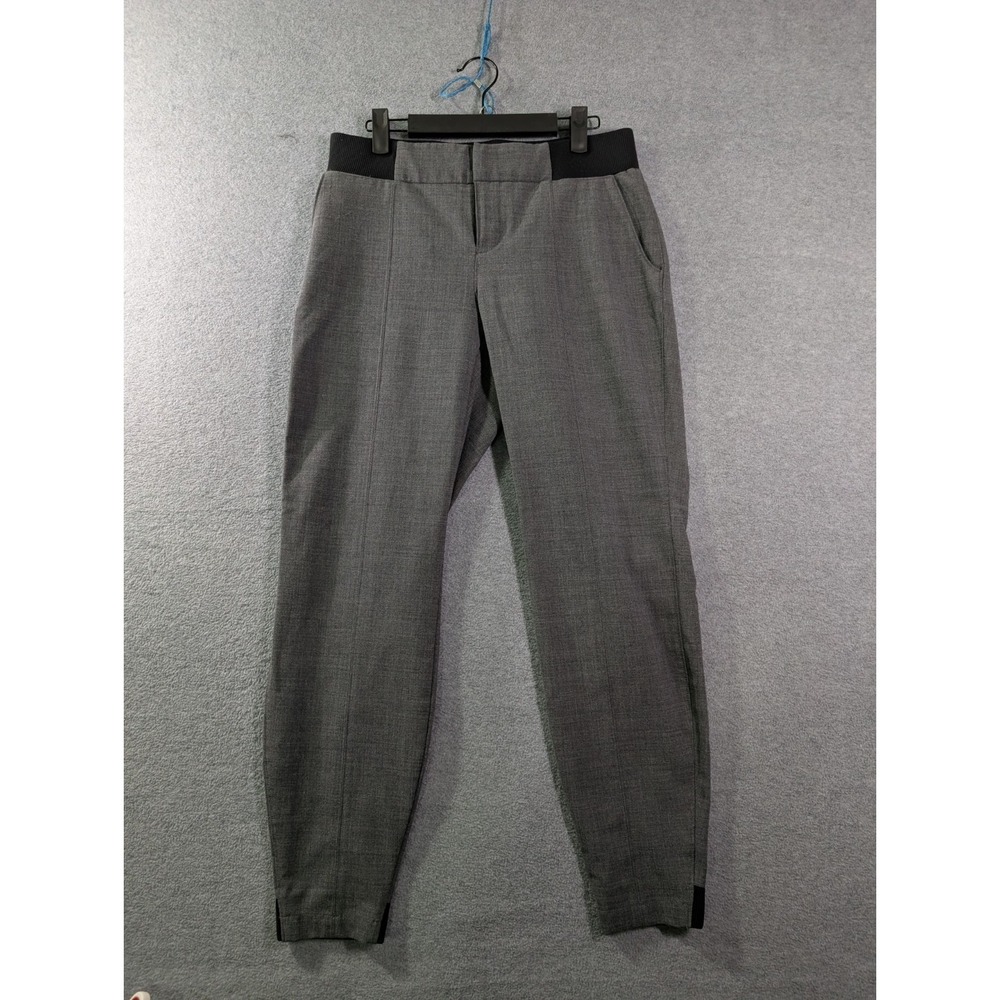 Athleta Women's Gray Wool Blend Jogger Pants Size 8 Career Athleisure